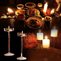 Elegant glass candle holder - standCandles & Holders