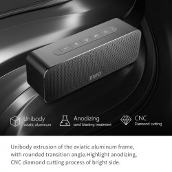 30W Bluetooth metal speaker with super bass - wireless 3D digital columnBluetooth speakers