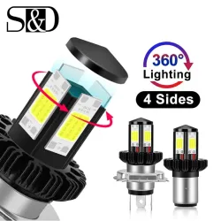 H6 - BA20D - Hi-lo beam - motocyklowa żarówka LEDŚwiatła