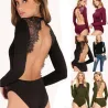 Koronkowe body bez plecówBielizna
