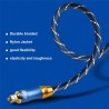 Toslink - OD6.0 - SPDIF - cyfrowy kabel światłowodowy audio - pleciony - 1m - 1,5m - 2m - 3m - 5m - 8m - 10m - 15mKable