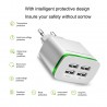 Universal USB charger - 2 port / 4 port - LED light - multi portChargers