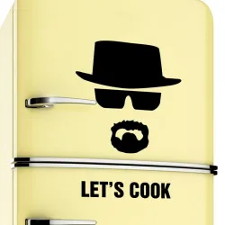 Lets Cook - Breaking Bad - winylowa naklejka ściennaNaklejki Ścienne