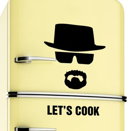 Lets Cook - Breaking Bad - winylowa naklejka ściennaNaklejki Ścienne