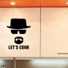 Lets Cook - Breaking Bad - winylowa naklejka ściennaNaklejki Ścienne