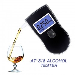 Professional Alcohol Tester Police LCD Display Digital Breath Quick Response Breathalyzer for the DrPrzyrządy pomiarowe