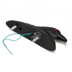 Black eagle head for fender - with red lighted eyesMotorbike parts