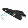Black eagle head for fender - with red lighted eyesMotorbike parts