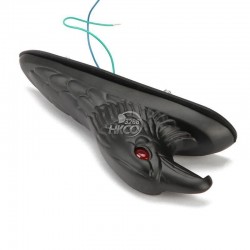 Black eagle head for fender - with red lighted eyesMotorbike parts