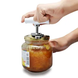 Manual Stainless Steel Easy Can Jar Opener Adjustable 1-4 Inches Cap Lid Openers Tool Kitchen GadgetHome & Garden