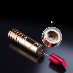 Elegancka metalowa zapalniczka w kształcie szminki - bez gazuZapalniczki