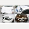 2PCS 3D Charming Black False Eyelashes Fake Eye Lash Sticker Car Headlight Decoration Funny Decal FoCzęści do stylizacji