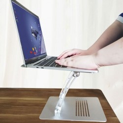 Aluminiowy uchwyt na laptopa - składany - regulowany stojakAkcesoria