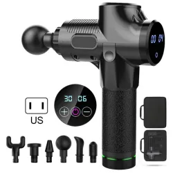 LCD Display High frequency Massage Gun muscle body relax relaxation 30 Speed VibrationMasaż
