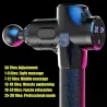 LCD Display High frequency Massage Gun muscle body relax relaxation 30 Speed VibrationMasaż