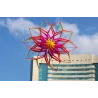 3D flower shape kite with handle and line - 150 cm diameterKites