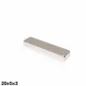 N50 neodymowy magnes silny blok - prostopadłościan 20 * 5 * 3mm 10 sztukN35
