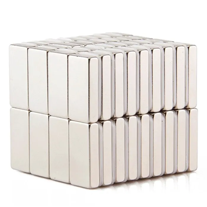 N50 neodymowy magnes silny blok - prostopadłościan 20 * 5 * 3mm 10 sztukN35