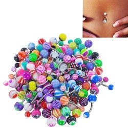30 pieces - belly-bars - body piercing