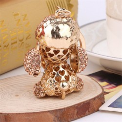 Crystal dog - keychainKeyrings