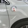 Round Japan Tokyo car - helmet sticker 10.9 cm * 10.9 cmNaklejki