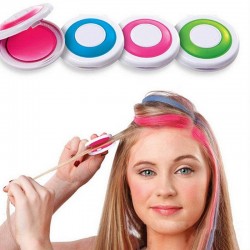 Coloured chalk powder - temporary hair dyeHair dye