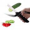 2 w 1 nóż i nożyczki - narzędzie kuchenne ze stali nierdzewnejNoże kuchenne