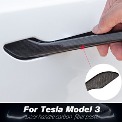Tesla model 3 - naklejka ochronna na klamkę - 4 sztukiNaklejki