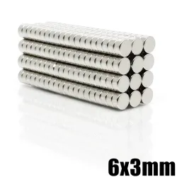 Magnes neodymowy N35 - mocny dysk - 6 mm * 3 mmN35