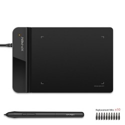 XP-Pen - poziom 8192 - 3 cale - G430S - tablet rysunkowo-graficzny do OSU z rysikiemAkcesoria