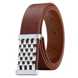 Metal Square Belt - LeatherPaski