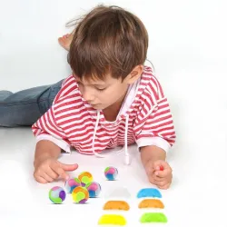 Piłka do samodzielnego złożenia - połączenie sześciu płatków - zabawka edukacyjnaEdukacja