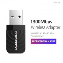 1300Mbps Mini wireless adapter - windows XP/Vista/7/8/10 - Mac OSPamięć USB