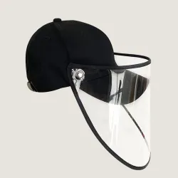 Anti flu protective cap - baseball cap - blackCzapki & Kapelusze