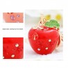 Crystal apple keychain - green - redBreloczki Do Kluczy