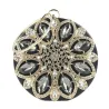 Luxury diamond - small purse - crystal flowerTorebki