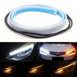 Dual colour led strip light - 2pcs - white & yellow - carŚwiatła