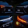 Dual colour led strip light - 2pcs - white & yellow - carŚwiatła