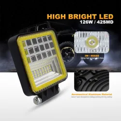 Led Lights - 72W - 126W - Truck - ATV - Light BarLed Bar