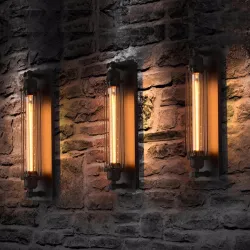 Kinkiet w stylu vintage - lampa lichtarzykKinkiety
