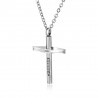 Cross christian necklaces - gold - silver - blackNaszyjniki