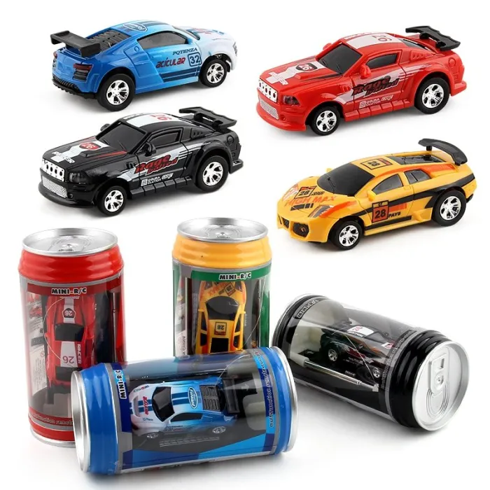 Remote control micro racing car - soda can - multi colorRC Zabawki