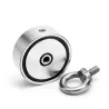 D48 - D60 - D67 - D75 - silny magnes neodymowy z hakiem - wyszukiwanie dwustronne - D60 * 22mmMagnesy