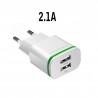 Universal USB charger - 2 port / 4 port - LED light - multi portChargers