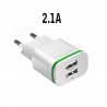 Universal USB charger - 2 port / 4 port - LED light - multi portChargers