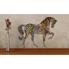 Colourful horse - wall sticker - vinyl mural artWall stickers
