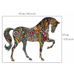 Colourful horse - wall sticker - vinyl mural artWall stickers