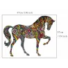 Colourful horse - wall sticker - vinyl mural artWall stickers