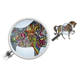 Colourful horse - wall sticker - vinyl mural artWall stickers
