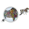 Colourful horse - wall sticker - vinyl mural artWall stickers